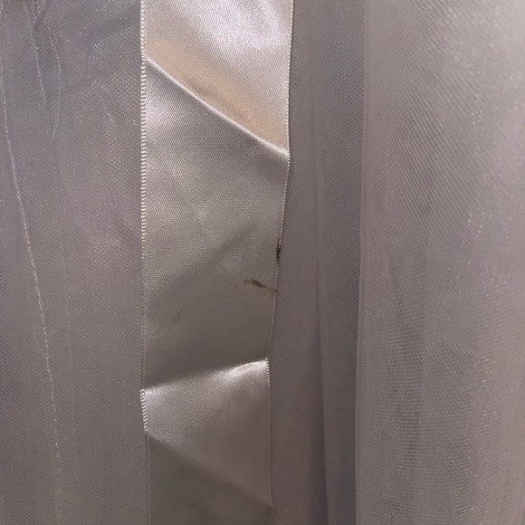 TipTop Girls White Formal Dress Tulle skirt Sz 10 wedding flowergirl homecoming - Picture 7 of 8